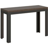 Itamoby   Linea Double (120/200x45/90) - oreh, barva nog: antracit - preklopna jedilna miza, (20842998) | Shoptok.si