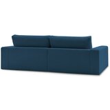 Bobochic Paris Temno modra sedežna garnitura iz rebrastega žameta 274 cm Leonard – | Shoptok.si