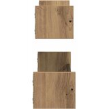  Polica na zidu Zidne 2 pcs Umjetnički hrast 60 x 16 x 14 cm | shoptok.hr