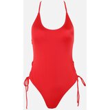 Trendyol Red V-Neck Swimsuit | ePonuda.com