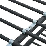 vidaXL Okvir za krevet na kat crni metalni 140 x 200 / 90 x 200 cm | shoptok.hr
