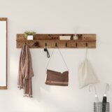 vidaXL Nadwyčajna obešalnik za plašče Star les 100 x 10.5 x 18 cm | Shoptok.si