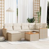 vidaXL 7-dijelni set vrtnih sofa od poliratana s jastucima bež | shoptok.hr