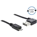 Kabel USB A kotni-B mikro EASY 1m obojestranski