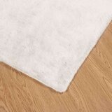  Faux Rabbit Fur Rug Olite Krema 160 x 230 cm Poliester | shoptok.hr