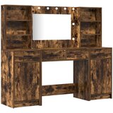  Set za toaletni st таблица od 3 komada dimljenog hrasta i inženjerskog drva | shoptok.hr