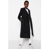 Trendyol Trench Coat - Black - Double-breasted