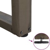  Noge za klub stolić V-oblik 2 kom Prirodni čelik 70 x (30-31,3) cm Čelik | shoptok.hr
