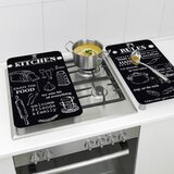 Maximex Zaščitne plošče za štedilnik iz kaljenega stekla 2 ks 52x30 cm Kitchen Rules – | Shoptok.si