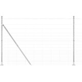  Zavareno žičano ogradno mreža s betonskom podlogom 25 x 1,6 m | shoptok.hr
