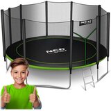 Neo-Sport vrtni trampolin 465 cm (15 ft) s vanjskom mrežom i ljestvama | shoptok.hr