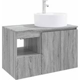  Set namještaja za kupaonicu 2 kom. Siva Sonoma 49,5 x 44,5 x 82 cm | shoptok.hr
