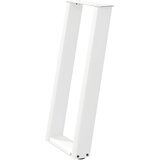  Noge za konzolni stol U-oblik 2 kom Bijele 28 x (72-73) cm Čelik | shoptok.hr
