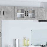 vidaXL Zidni kuhinjski ormarić s policom Betonski sivi 80 x 31 x 40 cm Cijene