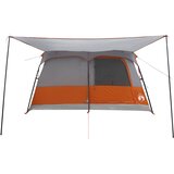  Obiteljski šator s krovom Siva i narančasta 420 x 305 x 200 cm | shoptok.hr