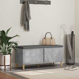 Klupa za hodnik s jastukom Betonsko Siva 100 x 38 x 46 cm Cijene