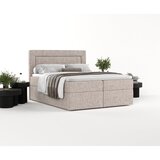 Maison de Rêve Svetlo rjava boxspring postelja s prostorom za shranjevanje 200x200 cm Imagine – | Shoptok.si
