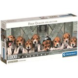 Clementoni Beagle psići panorama puzzle od 1000 komada 98x33cm - | shoptok.hr