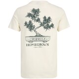 Iriedaily Majica 'Bonsigh' bež / temno zelena | Shoptok.si