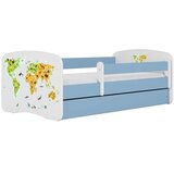 HAPPYKIDS Dječji krevet Dreamy karta 140x70 bez madraca bez ladice Plava | shoptok.hr