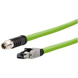 Metz Connect 142M6X18050 M12 omrežni kabel CAT6a SF/UTP 5 m zelena PUR plašč, kislinsko odporen, odporen na ozon, UV odporen, primeren za verigo za sp, (20532937) | Shoptok.si