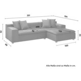 Bessagi Home sedežna garnitura ava, iz žameta | Shoptok.si