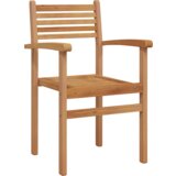 vidaXL Komplet za jedilnico v vrtu 7 pcs Rjava Trden tikov les | Shoptok.si