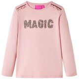  Dječja majica dugih rukava svjetloružičasta 116 | shoptok.hr