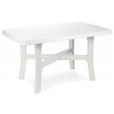 Green Bay baštenski sto plasticni 138 x 88 x 72cm - beli rodano ( 030760 )