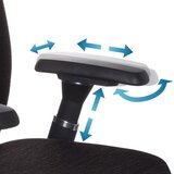 MID.YOU Vrtljivi Stol Nova Pro I, Črna | Shoptok.si