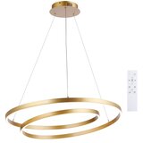  brilagi-led prigušiva viseća lampa na sajli twister LED/75W/230V, prečnik 70 cm, zlatna + daljinski upravljač | Eponuda.com