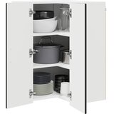  Zidni kutni ormar PORTO Crna 57 x 57 x 80 cm Konstruirano drvo | Eponuda.ba