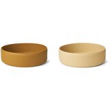 Liewood 2 dijelni set posudica od silikona damina golden caramel/safari mix Cijene