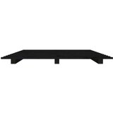  Posteljni okvir črn 75x190 cm trdna borovina, (20724064) | Shoptok.si