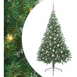  Umjetno predsvijetljeno božićno drvce Zelena 210 cm PVC | shoptok.hr