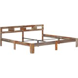 The Living Store Posteljni okvir trden les 200x200 cm - Posteljni Okvir, (21524496) | Shoptok.si