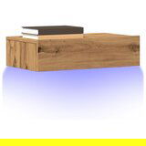 vidaXL TV ormarić s LED svjetlima Artisan hrast 60x35x15,5 cm Cijene