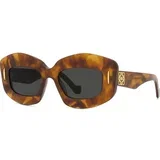 Anagram Havana Rectangular Sunglasses ONE SIZE (49) Havana/Siva