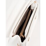 Shelvt White small handbag with gold elements | shoptok.hr