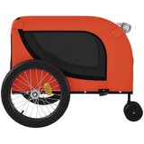 Prikolica Kolesarska prikolica za hišne ljubljenčke oranžna in črna, (21158159) | Shoptok.si