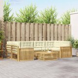  Set vanjskih sofa 7 kom. Bijela i krem | Shoptok.si