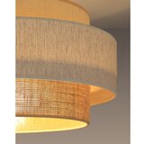  plafonsko svetlo boho 1xE27/60W/230V fi 40 cm bela/juta | Eponuda.com