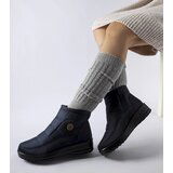 Gemre Navy snow boots on a low wedge Vittore | shoptok.hr