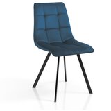 Tomasucci Modri žametni jedilni stoli v kompletu 2 ks Toffee – | Shoptok.si
