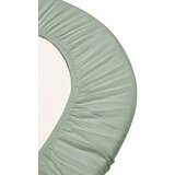 Leander® otroška rjuha za posteljo baby 60x120 sage green (2 kosa) | Shoptok.si