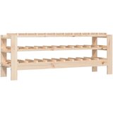  Stalak za vino 109,5x30x42 cm od masivne borovine | shoptok.hr