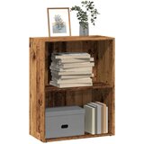 vidaXL Knjižna omara starinski les 60x30x77 cm inženirski les | Shoptok.si