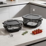 Teesa Glass Air Fryer TSA8090 staklena friteza na vrući zrak – 4 l i 1,5 l, 1500 W | shoptok.hr