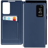 Avizar usnjeni etui za galaxy S23 ultra display window card holder, modra noč, (5000016319) | Shoptok.si