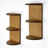 Kalune Design Raf259 walnut wall shelf | ePonuda.com